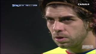 Juninho Free Kicks Fiorentina vs Lyon 0809 [upl. by Eidob]