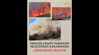 Ormanlarımız Yanmasın Geleceğimiz Kararmasın ormanyangınları orman itfaiye ormanyangını [upl. by Rebmac586]