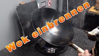 Wok  Pfanne einfach und schnell einbrennen  Holzpflege Tipps  Grill amp Chill  BBQ amp Lifestyle [upl. by Liz]