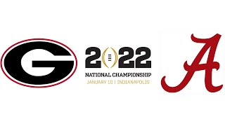 2022 CFP National Championship 3 Georgia vs 1 Alabama Highlights [upl. by Arakahs]