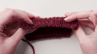 How to Work an Italian BindOff in Knitting [upl. by Jeniece]