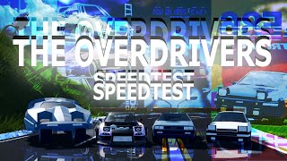 All Vehicles with the Overdrive Speedtest The Overdrivers  Roblox Jailbreak [upl. by Kirrad]