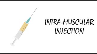 Procedure for intramuscular injection  intra gluteal injection [upl. by Rivard]