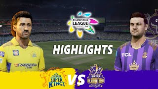 CSK vs Quetta gladiators highlights  clt20  cricket24 highlights [upl. by Peedsaj]