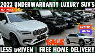 2023 UNDER WARRANTY LUXURY SUVS FOR SALE  PAN INDIA FREE DELIVERY  LESS DRIVEN CARS [upl. by Fiore]