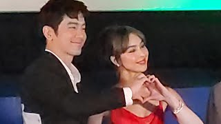 joshua Garcia at Julia Barretto Suoer Sweet sa Premiere Night ng Kanilang Reunion Movie [upl. by Virgina]