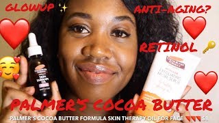 PALMER’S COCOA BUTTER FORMULA WITH VITAMIN E SKIN THERAPY OIL FOR FACE amp EXFOLIATING FACIAL SCRUB [upl. by Attekal]