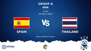 SPAIN vs THAILAND  Futsal DEAFLYMPICS ERZURUM 2024  Men Group Stage [upl. by Rois]