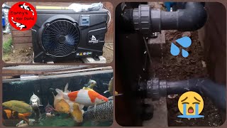 Airsource Heat Pump Install Remora i9 Lots of leaking pipework 💦 [upl. by Sucramd]