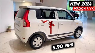 Maruti Suzuki Wagon r 2024 new model in india Wagon r vxi 2024 on road price features review [upl. by Hales]