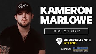 Kameron Marlowe  quotGirl On Firequot  KYGO Performance Studio [upl. by Wilhelmina188]