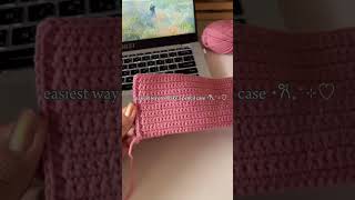 crochet pencil case crochet handmade kipop crochetknitting knitting bts diy crochê crochet [upl. by Annabell246]