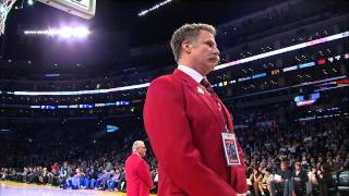 Will Ferrell a security guard at Staples Center [upl. by Amsirahc968]