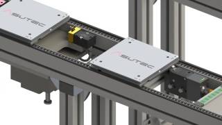 Asutec Palettenstopper in Anwendung Bosch Rexroth TS1 [upl. by Moyer]