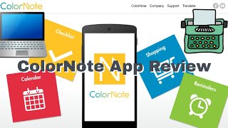 ColorNote App Review The Cross Platform Notepad [upl. by Ardnahcal197]