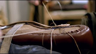 How Bespoke Italian Leather Shoes Are Made [upl. by Enilreug985]