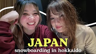 JAPAN VLOG 🇯🇵 snowboarding in hokkaido 🏂 ❄️ [upl. by Entroc]