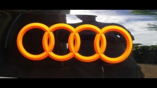 How to Plasti Dip  Blaze Orange  Neon Orange  Audi A6  Emblem und Schriftzug [upl. by Mloc242]