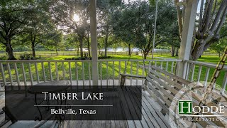 Stunning Lakefront Estate On 26 Acres Of Luxury Living  Bellville Texas  Hodde Real Estate Co [upl. by Libnah]