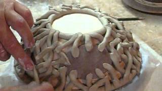 HAND BUILDING A FISH BOWLwmv [upl. by Sayre143]