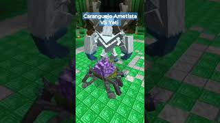 Caranguejo Ametista VS Yeti minecraft batalhaepica minecrafthumor godzilla batalha warden mod [upl. by Tirrell]