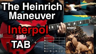 The Heinrich Maneuver Live version  Interpol 2 Guitars Cover  TAB [upl. by Scheld]