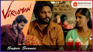 Viruman Movie Scenes  Rajkumar shocked to meet Karthi  Karthi  Aditi Shankar  Soori  Rajkiran [upl. by Fraya98]