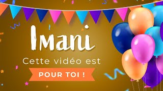 🎂 Chanson joyeux anniversaire Imani  Les chatons les plus mignons 🎂🎉 [upl. by Missak802]