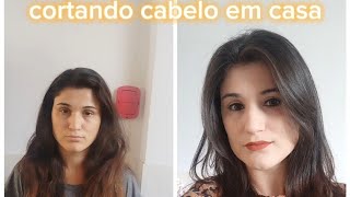 cortando o cabelo em casa [upl. by Adidnac575]