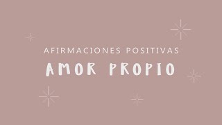 AMOR PROPIO Afrimaciones Positivas Mientras Duermes para Amarte Más a ti Mismo y Prosperar [upl. by Nosittam746]