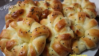 Türkische Pogca Rezeptbleibt eine Woche frischweich und leckerpeynirli serit pogca [upl. by Aggy]