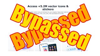 Bypass FlatIcon download restriction and account requirement [upl. by Filia]