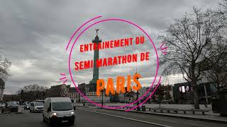 Semi marathon de Paris 2024 Entrainement [upl. by Oinimreh]