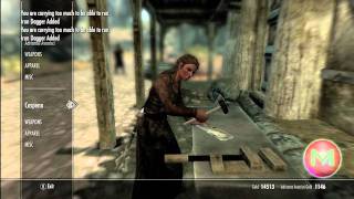 Skyrim Master Levelling Guide Smithing lvl 100  Master Skill Achievement [upl. by Petr199]