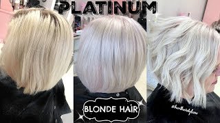 HOW I GET CLIENTS PLATINUM  RETOUCH amp TONE  ASHY WHITE HAIR  FANOLA VEGAN NO YELLOW [upl. by Fadden]