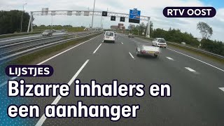 Jaaroverzicht de 10 meest bizarre wegmisbruikers uit Oost op het Asfalt  RTV Oost [upl. by Macswan]