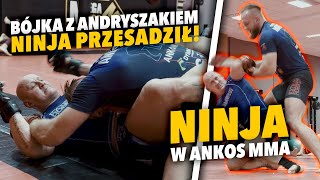 NINJA JAREK PRZESADZIŁ  FAUL na zawodniku KSW  ANKOS MMA [upl. by Ehrman]