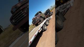 Old truck moving day Using the Southland gooseneck to move them from the rental shop to the new one [upl. by Ziza428]