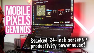 Mobile Pixels Geminos Dual Stacked Monitors An Honest Review [upl. by Eixam]