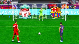 FIFA 23  LIVERPOOL VS BARCELONA I PENALTY SHOOTOUT I FINAL CHAMPIONS LEAGUE 2024 I [upl. by Nnahtebazile]