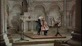 Rostropovich Plays Bach 5ii Allemande [upl. by Noek]