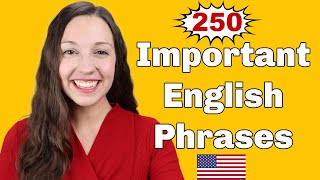 250 Important English Expressions for daily conversation [upl. by Alecia]