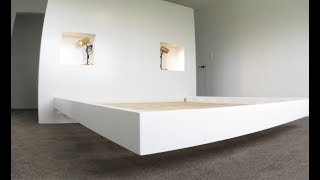 Floating bed with built in drawers [upl. by Llib]