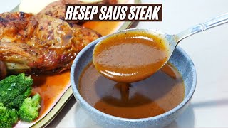 RESEP SAUS STEAK BROWN SAUCE DEMI GLACE  By Tomafery Cooking [upl. by Chyou738]