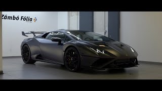 Stek Matte PPF  Lamborghini Huracan STO [upl. by Hittel]