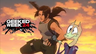 New Tomb Raider The Legend of Lara Croft During Netflix Geeked Week 2024  Dragon News 217 [upl. by Carita973]