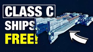 Starfield FREE Ships Where to find Class C ships  100k each [upl. by Ahsiuqet609]