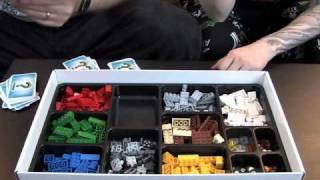 Toy Brief 46  Creationary LEGO Game Set 3844 Opening Building Review Play [upl. by Anneiv]