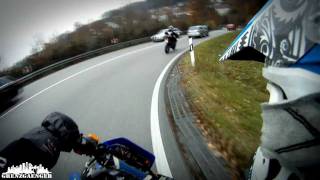 When the frontwheel slides away  CRASH [upl. by Tjader]