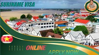 HOW TO ONLINE SURINAME VISA APPLY suriname visa for indian  Suriname Visa 2023 [upl. by Rekab]